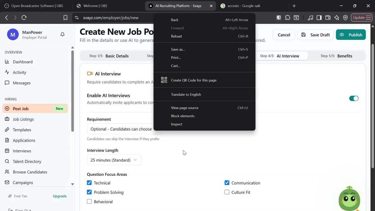Svayz HR student meeting