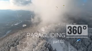 Winter Paragliding | VR | 360 degree | Baden-Baden | Merkur | Part II