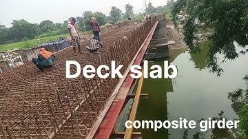 Composite Girder deck slab reinforcement Binding| railway bridge composite girder