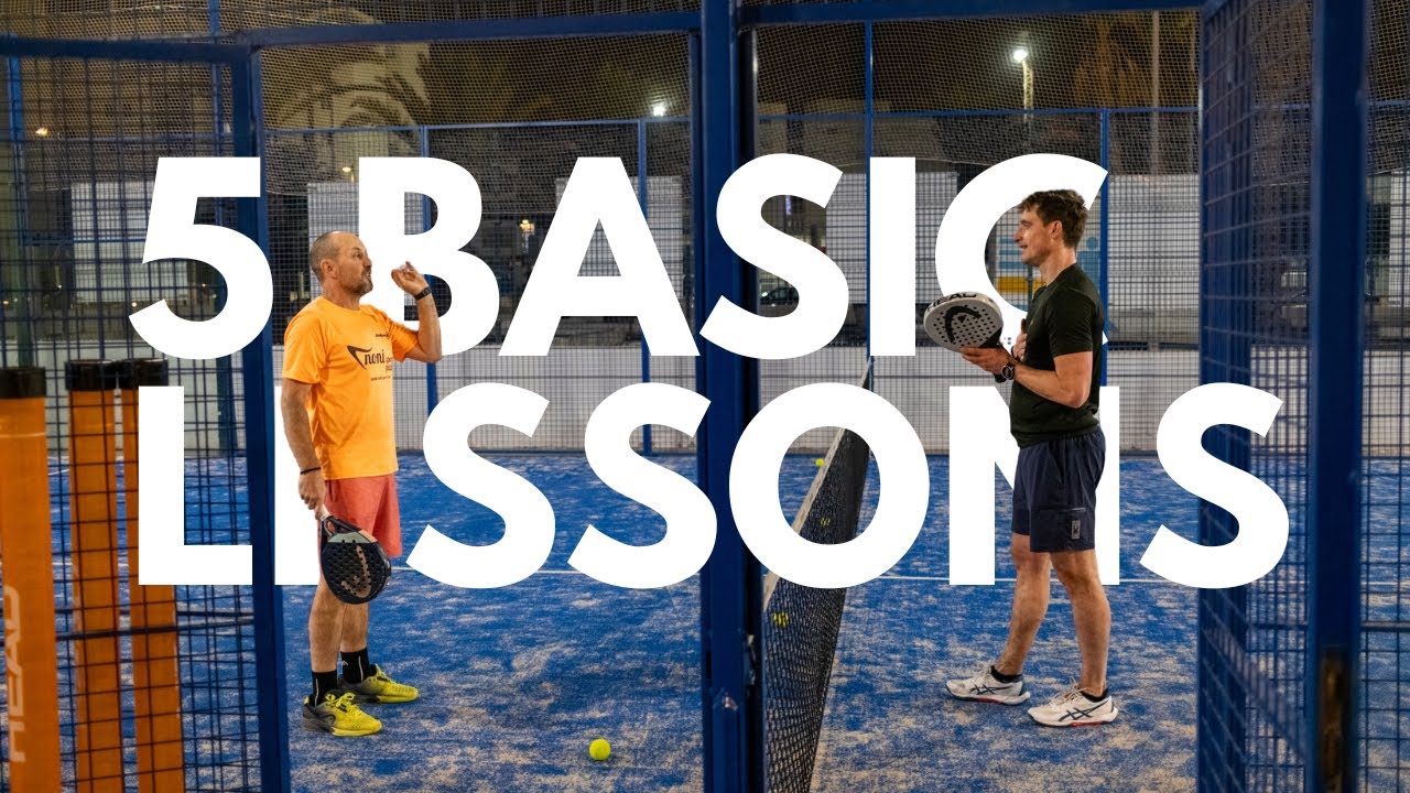 5 beginners PADEL lessons from one of the best coaches in Canary Islands