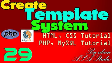Create Template System, 29, Header Right Image and Border, PHP, MySQL, CSS Tutorial Series