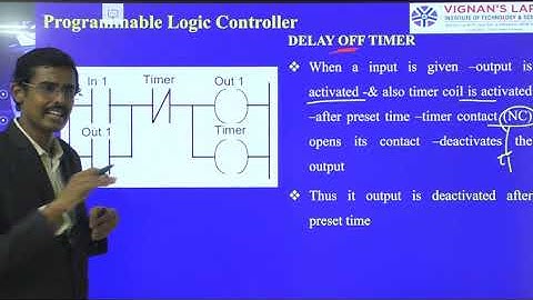 Mechatronics-Unit 6: Class 3-JNTUK- PLC-Ladder Program-LOGIC GATES: TIMER-ON | OFF,  COUNTER-UP|Down
