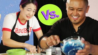 Cake decorator vs. artist: mini cakes