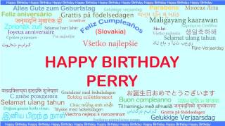 Perry   Languages Idiomas - Happy Birthday