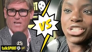 'IT MAKES NO SENSE!'  Simon Jordan CONFRONTS Eniola Aluko for her BOLD Declan Rice comments