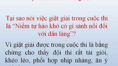Tuần 26 - Khối 5 -  Tập đọc: Hội thổi cơm thi ở Đồng Vân