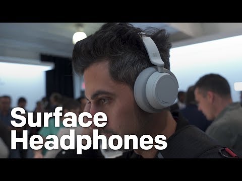 Surface Headphones hands-on: Advanced noise cancelling, Cortana, and Surface style