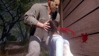 Пятница 13-е — Разбивание головы об стену! Геймплей! (HD) E3 2016 Friday the 13th