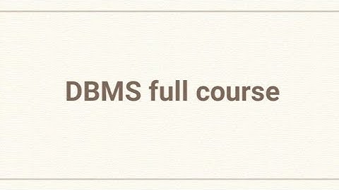 MCS23 unit 3 database integrity and normalisation| DBMS full course