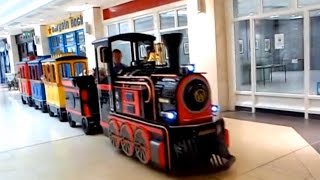 Train In A Shopping Center Mall With Sammie