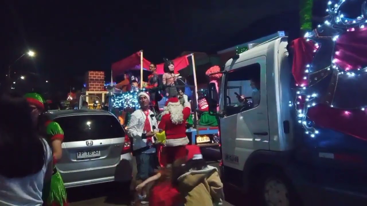 La Navidad en Chile Iquique del viejo pascuero más conocido como papá Noel en plena cuarentena