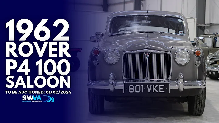 Lot 29 - Rover P4 100 1962 | SWVA 1st February 2024 Winter Classic Car