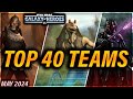 The 40 best squads in this game  ranked by effectiveness may 2024