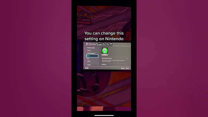You can change this setting on Nintendo Switch?!