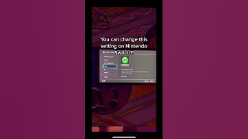 You can change this setting on Nintendo Switch?!