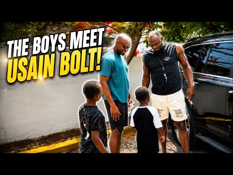 The Boys Met Bolt and Chris Gayle lost !!! 