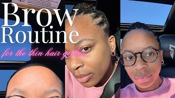 Natural-Looking Brows Tutorial for Thin Brows | Easy Everyday Routine