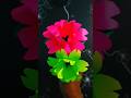Easy Paper Flower 🌸 | DIY Craft at Home #art #paper  #craft #flowers #shorts #viral