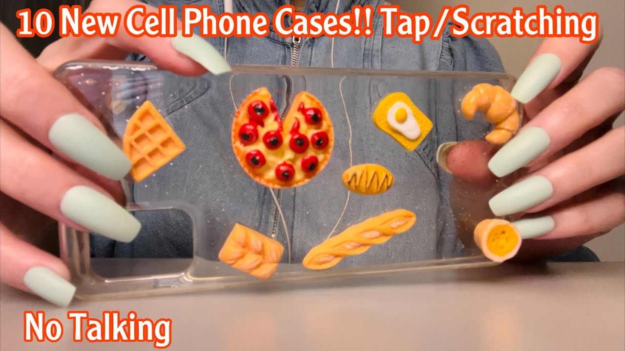 ASMR * 10 Unique Cell Phone Cases!! * Fast Tapping & Scratching * No Talking * ASMRVilla