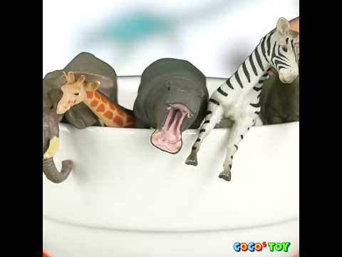 My African animals have given birth! #Shorts ｜Animals name, Kidstoon｜CoCosToy