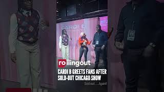 Cardi B Greets Fans After Sold-Out Chicago Show