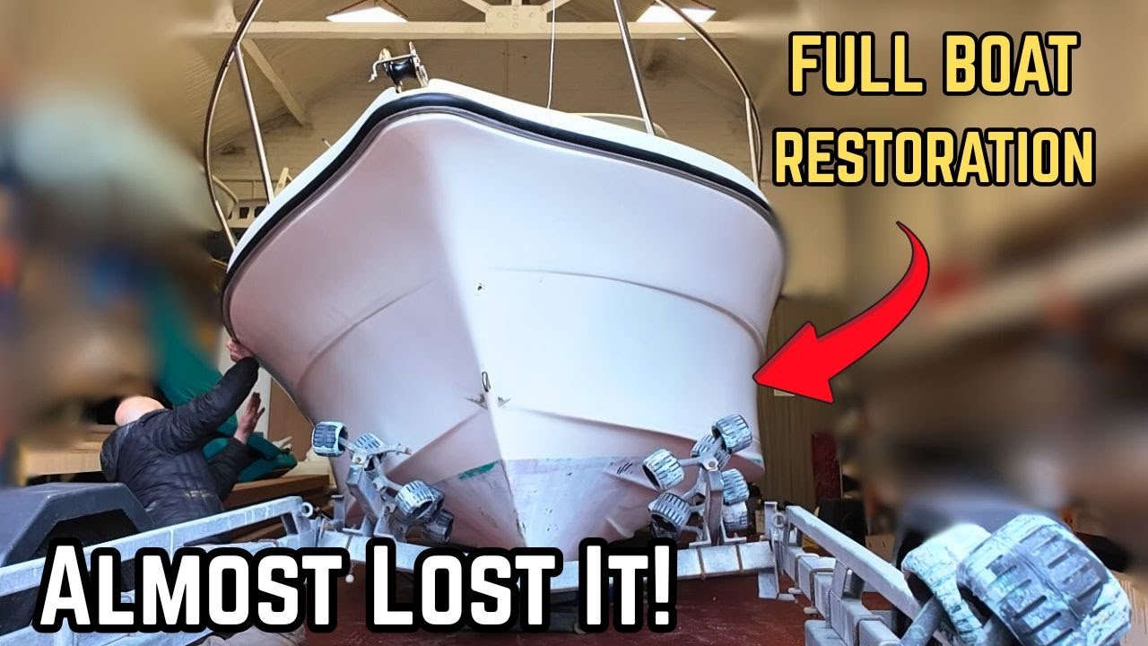 Fully Restoring An Old Boat - Start to Finish #boats