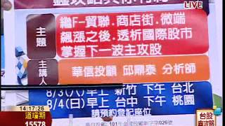邱鼎泰-0802 電子高價疲軟 台股8100震盪∣台股鑫攻略∣三立財經台CH88