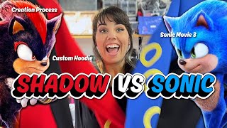 Making A Shadow Sonic The Hedgehog Hoodie Inspired By The New Sonic 3 Movie