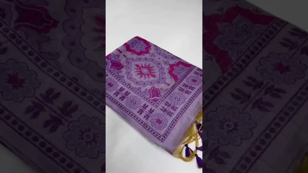 Traditional Pencil Art Soft Muga Cotton Saree