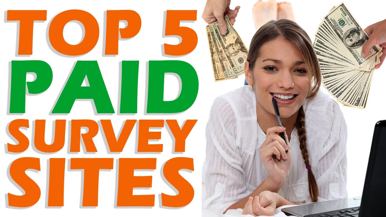 Top 5 Paid Survey Sites Youtube