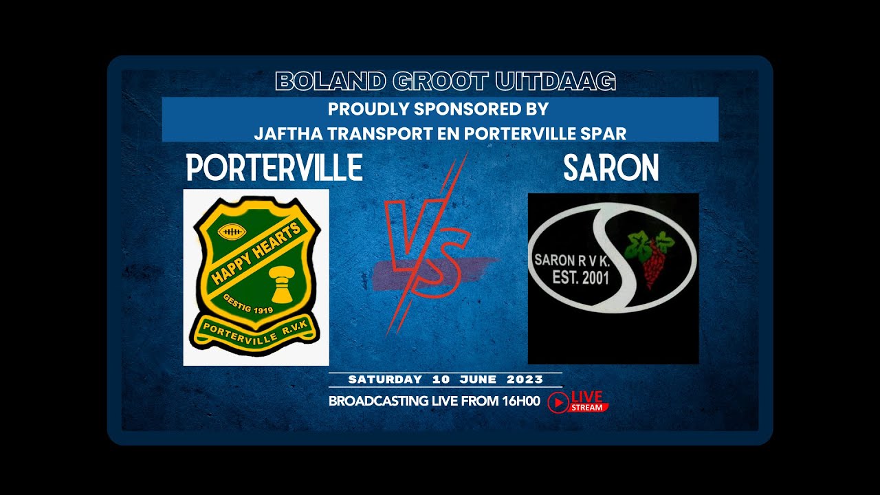 Porterville vs Saron