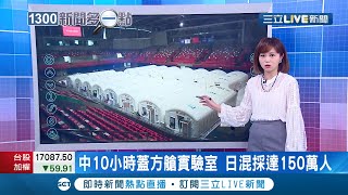廣州疫情持續升溫！中國10小時火速蓋方艙實驗室 以10混1'混採技術' 每日最高可檢測150萬人核酸樣本│主播 邱子玲│【國際大現場】20210607│三立新聞台