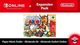 Paper Mario Trailer - Nintendo 64 - Nintendo Switch Online