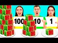 100 Capas de Alimentos Desafío | Cocina Sabrosa Hacks por 4Teen Challenge