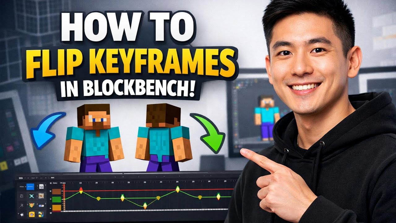 How to FLIP KEYFRAMES in Blockbench (Step by Step)