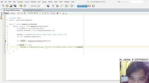 TUGAS 3 STRUKTUR DATA (SEQUENTIAL SEARCH & BINARY SEARCH)