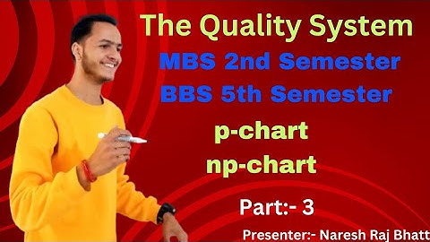 The Quality System ।। p chart & np- chart ।। BBS 5th Semester ।। Part :- 3 ।। Naresh Raj Bhatt