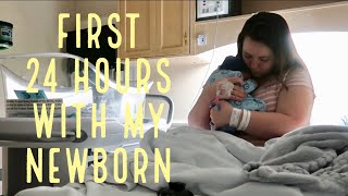 First 24 Hours With A Newborn | Hospital Vlog