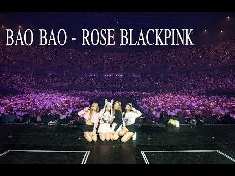 120119 BAO BAO เบาเบา (THAI SONG) - ROSE BLACKPINK world tour in BANGKOK Day 2