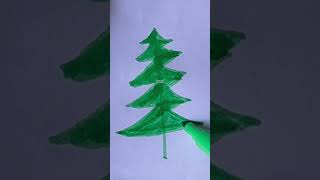 Easy Drawing Techniques Christmas Tree