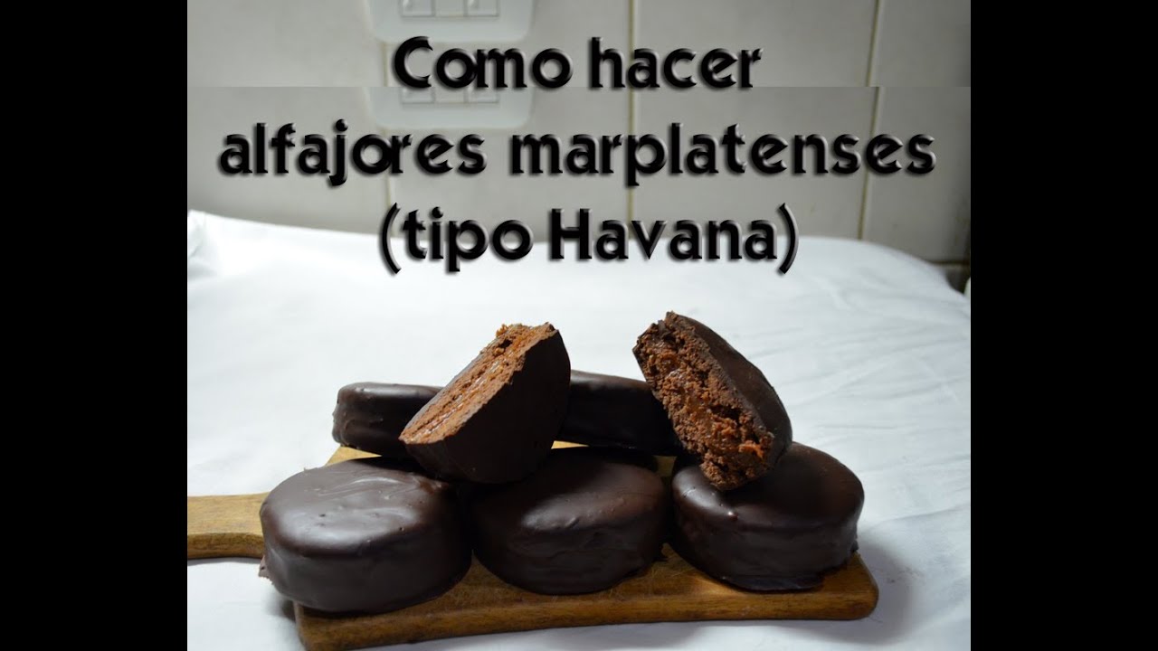 COMO HACER ALFAJORES MARPLATENSES (TIPO HAVANA)
