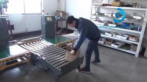 Automatic box carton weight checking machine with rejection system for big carton box