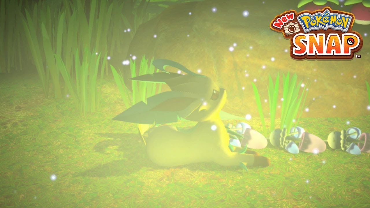 New Pokemon Snap - 4 Star Leafeon | Founja Jungle (Night) [Research Level 2]
