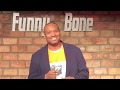 Clarence douglas performing at the richmond funny bone comedy club