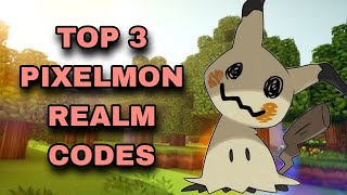 TOP 3 BEST PIXELMON REALM CODES FOR BEDROCK EDITION!