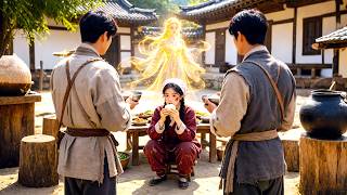 A woman starved so badly in a famine she ate dirt, but a bite of bread awakened her koi fish luck! W