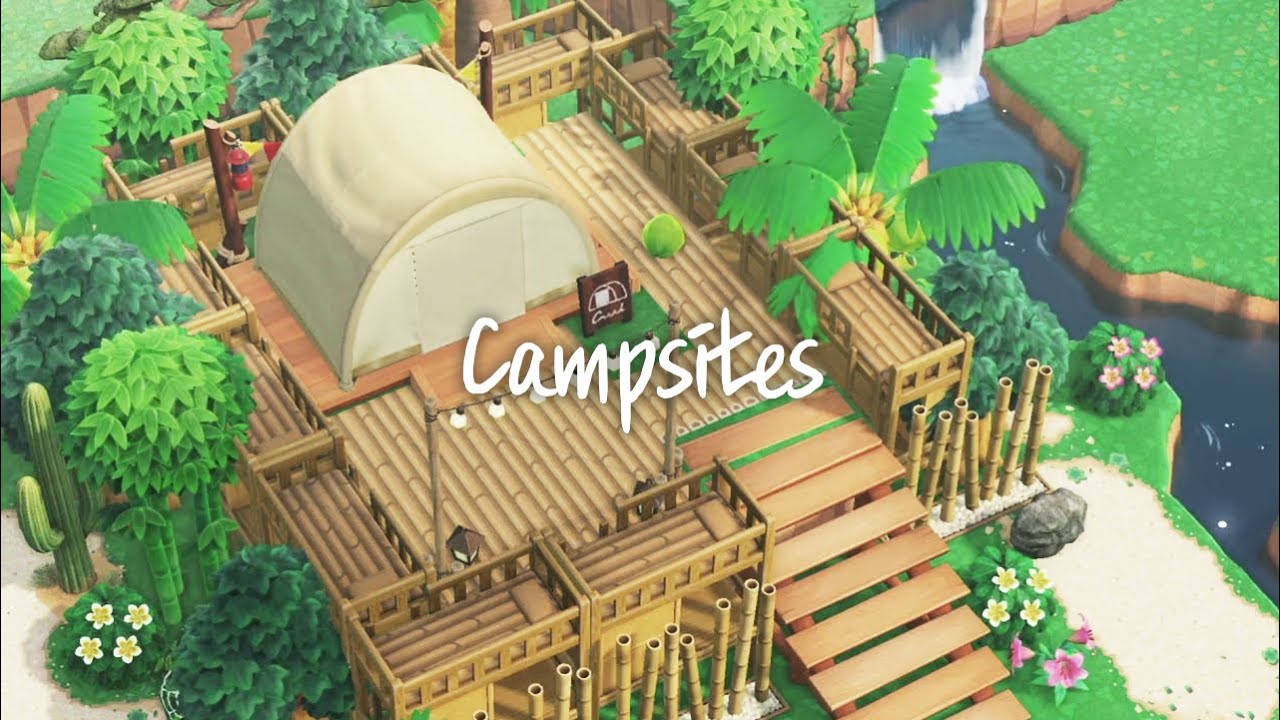 🏕열대섬에 캠핑하러 오세요 Come and Join for Camping on Tropical Island 모동숲 ACNH