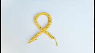 Вязание шнура гусеничка крючком – видео мастер класса для начинающих/ Crochet a caterpillar’s ​​cord
