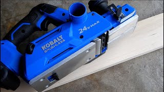 Kobalt 24-Volt Max Brushless Handheld Planer Item 1694004 Model KPL 124B-03