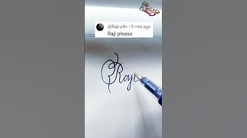 stylish name | Raji | sk cursive art | how to make a stylish name | stylish signature